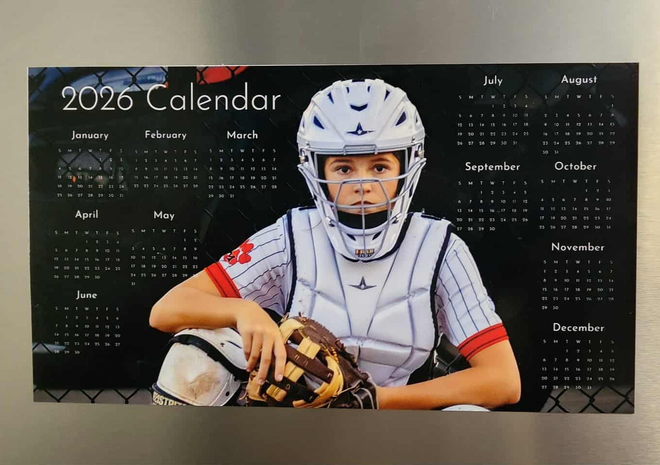 2026 Custom Photo Magnetic Calendar - Macon Tiger Maws Fundraiser