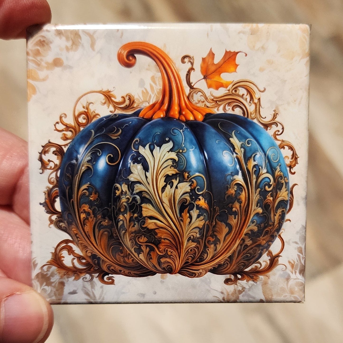 Boho Pumpkin Magnets