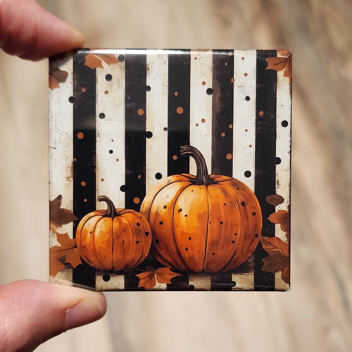 Black & Spooky Halloween Magnets