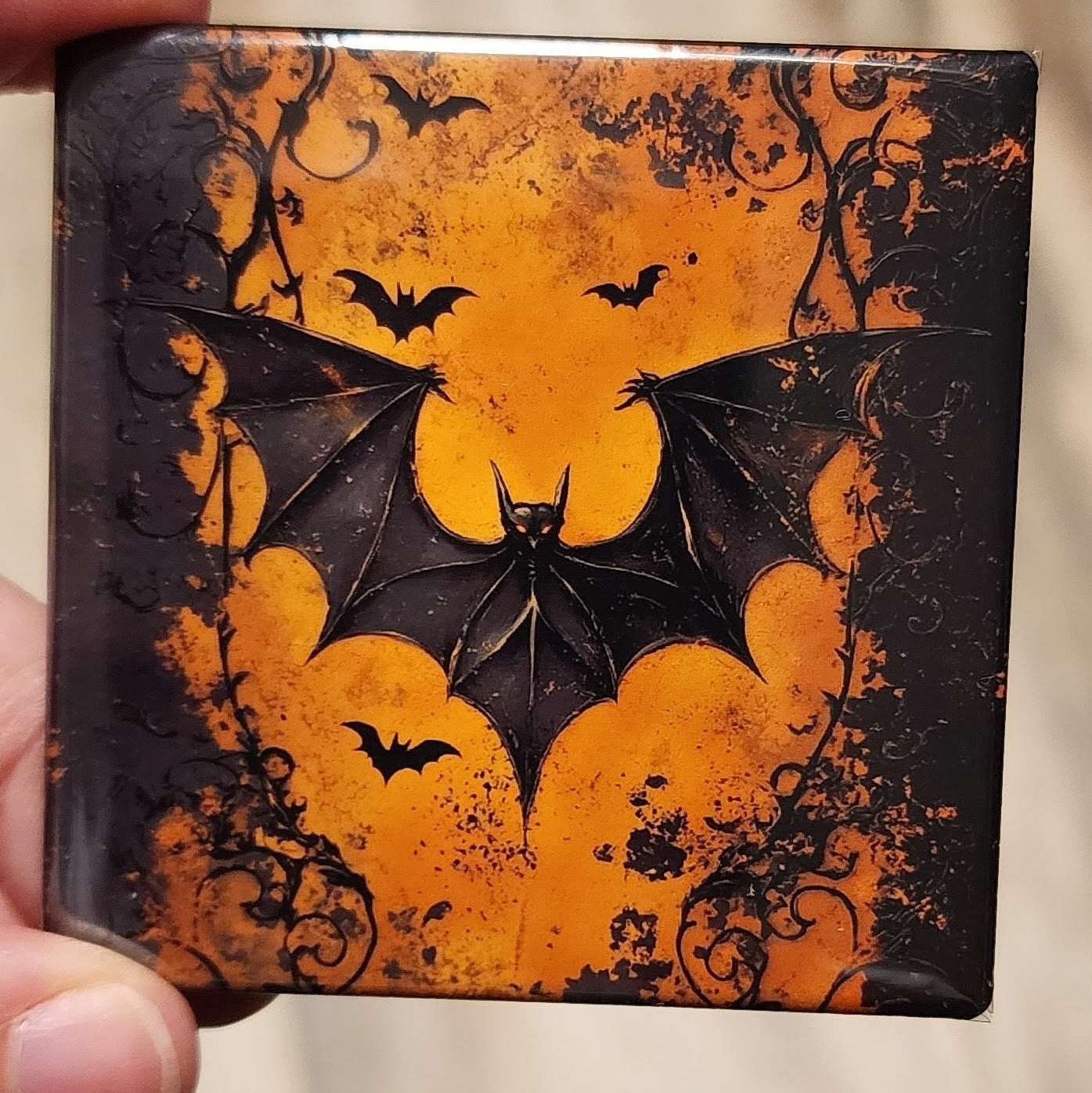 Black & Spooky Halloween Magnets