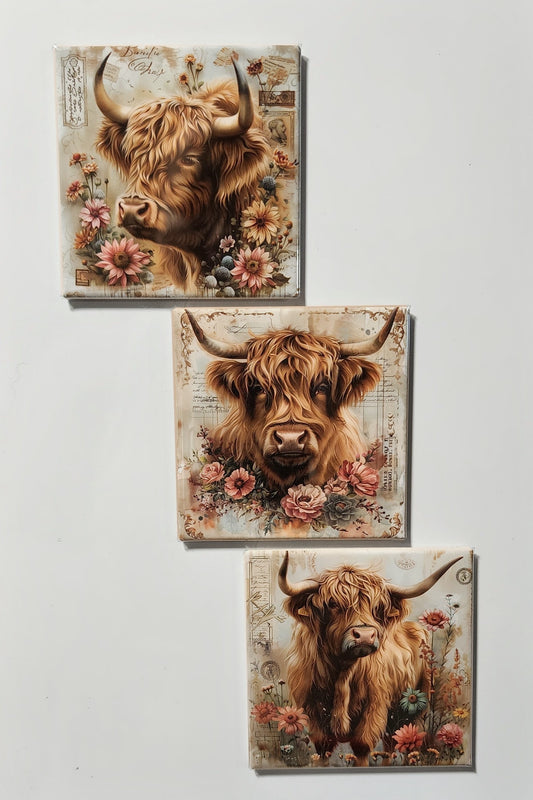 Highland Cow Magnets
