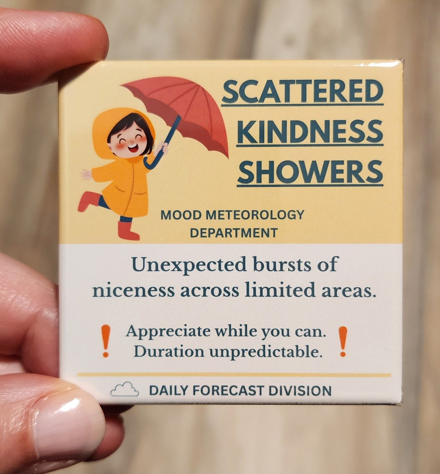 Mood Meteorology Department Funny (or True!) Magnets