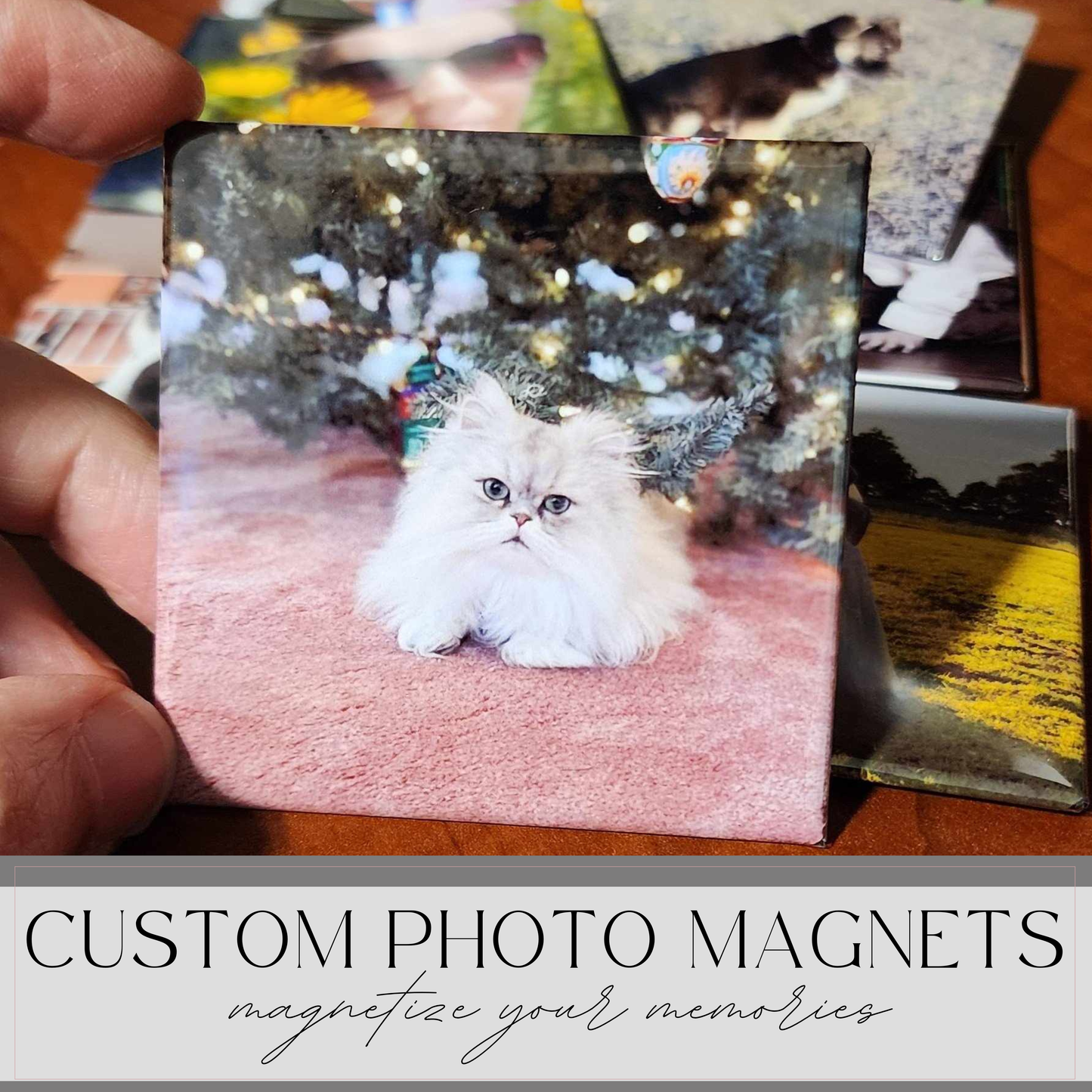 Custom Photo Magnets 2.5" Square