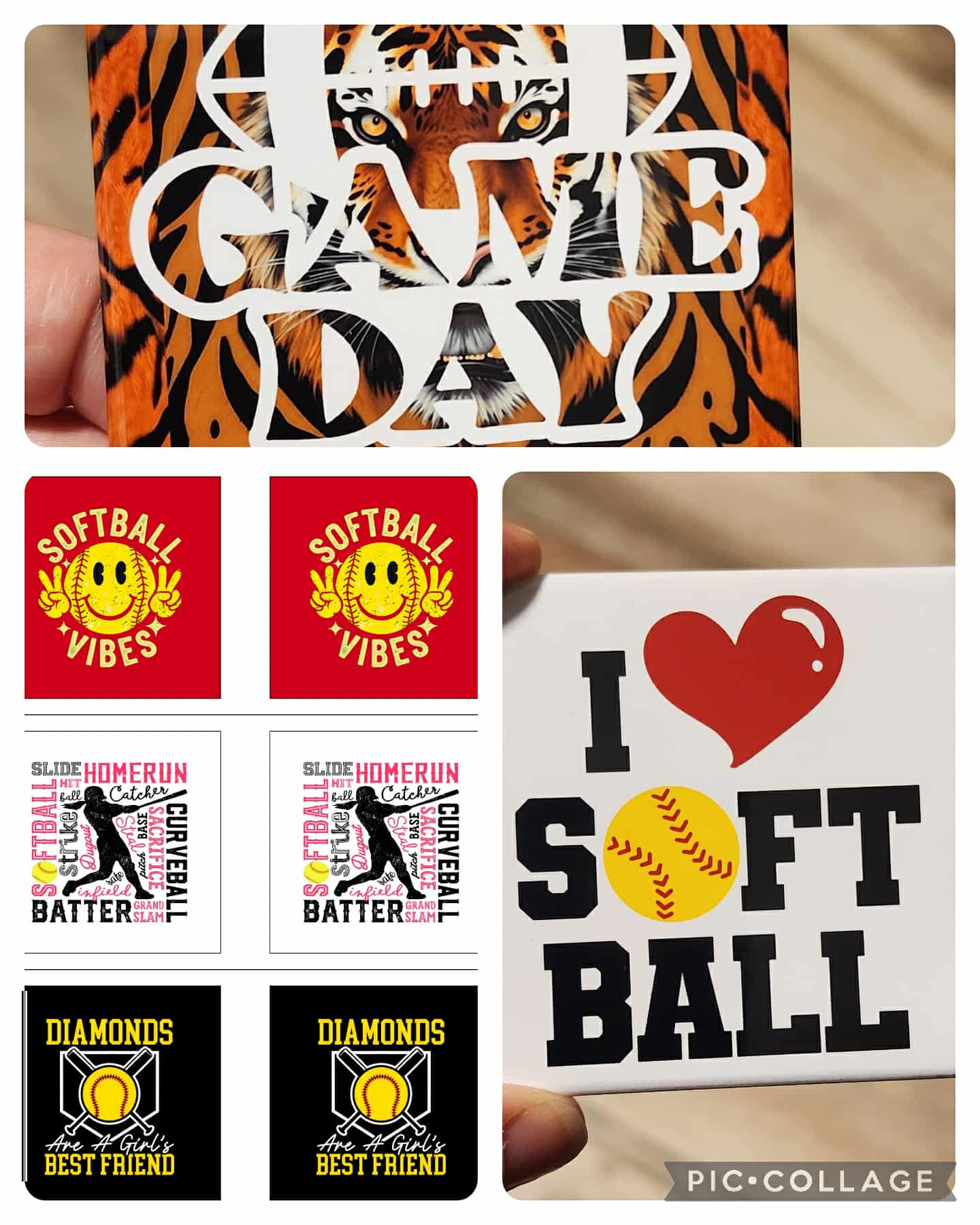 Softball Magnets - Macon Tiger Maws Fundraiser