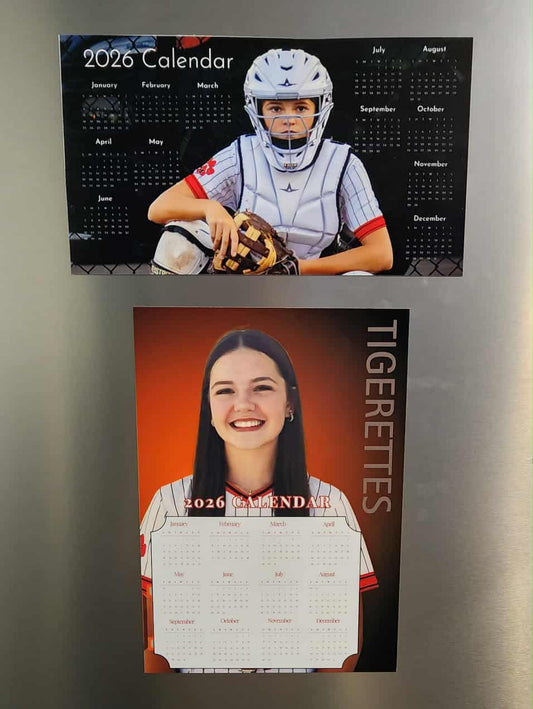 2026 Custom Photo Magnetic Calendar - Macon Tiger Maws Fundraiser