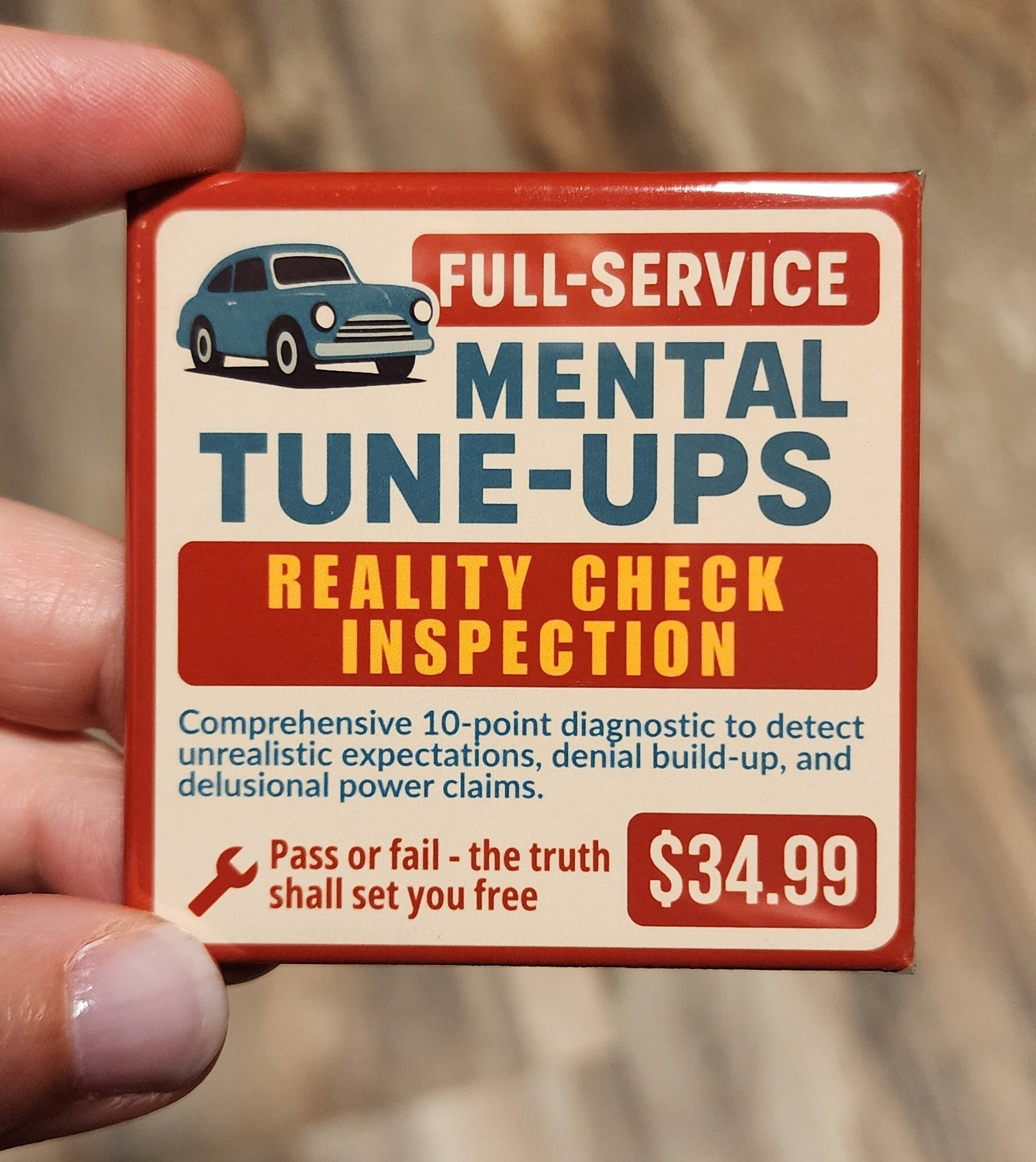 Funny Mental Tune Up Magnets